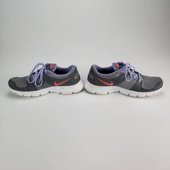 Nike Flex Experience RN Running Shoe Grey Lavender & Coral - WOMENS Size 7 - Picture 4 of 6